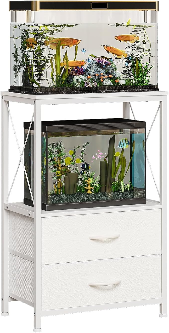 Welfuturer 10 Gallon Aquarium Stand with Drawers product image