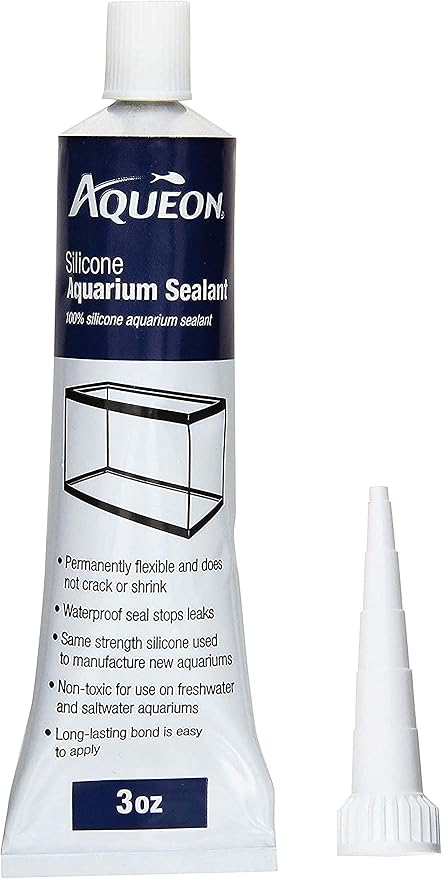 Aqueon Clear Aquarium Silicone Sealant, 3 Ounces product image
