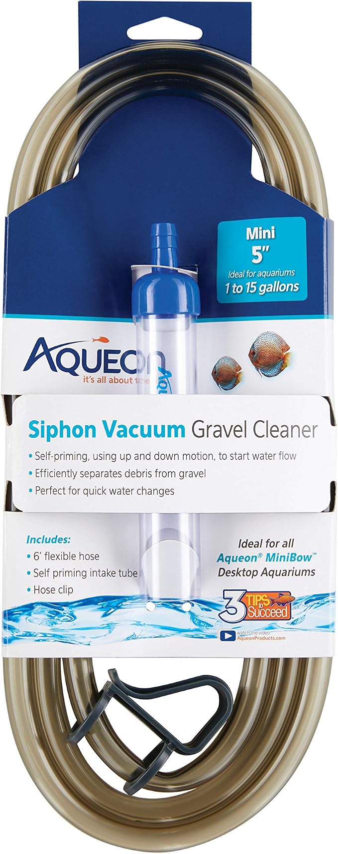 Aqueon Mini Siphon Gravel Cleaner, 5 Inches product image
